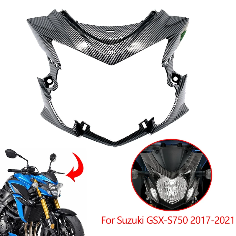 Fit For SUZUKI GSX-S750 GSXS750 2015-2021 GSX S750 New Headlight Chimney Side Cover ABS Injection Fairing Motorcycle Accessories