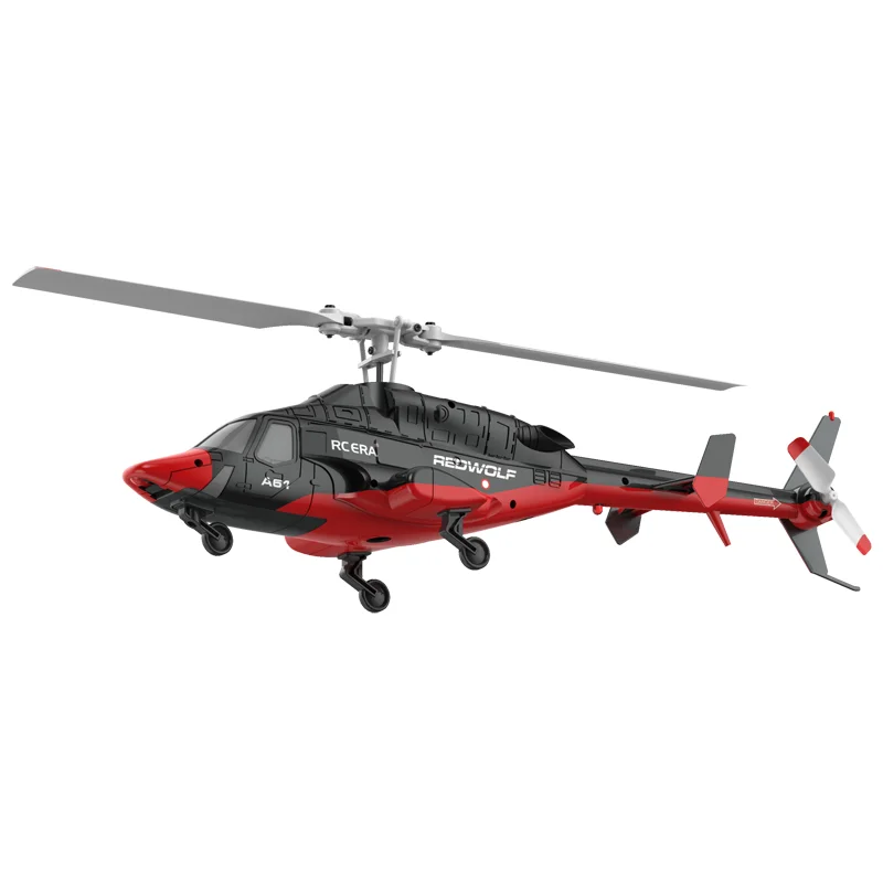 Rhsky a61 helicóptero de controle remoto pequeno lobo voador altura fixa combate de quatro vias simulação não tripulada brinquedo das crianças presente