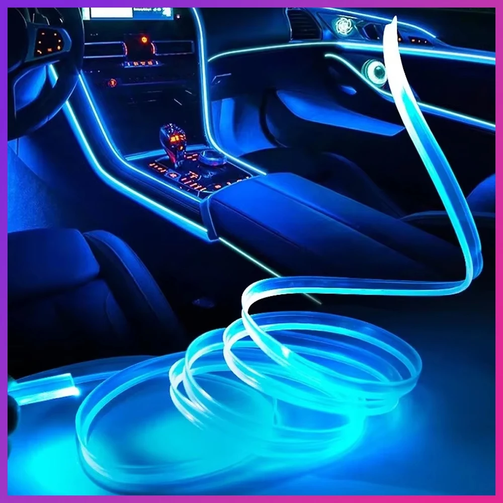 

3 м автомобильный светодиодный USB гибкая скрытая силиконовая полоса неоновые внутренние фонари в сборе RGB для автомобильных украшений осветительные аксессуары