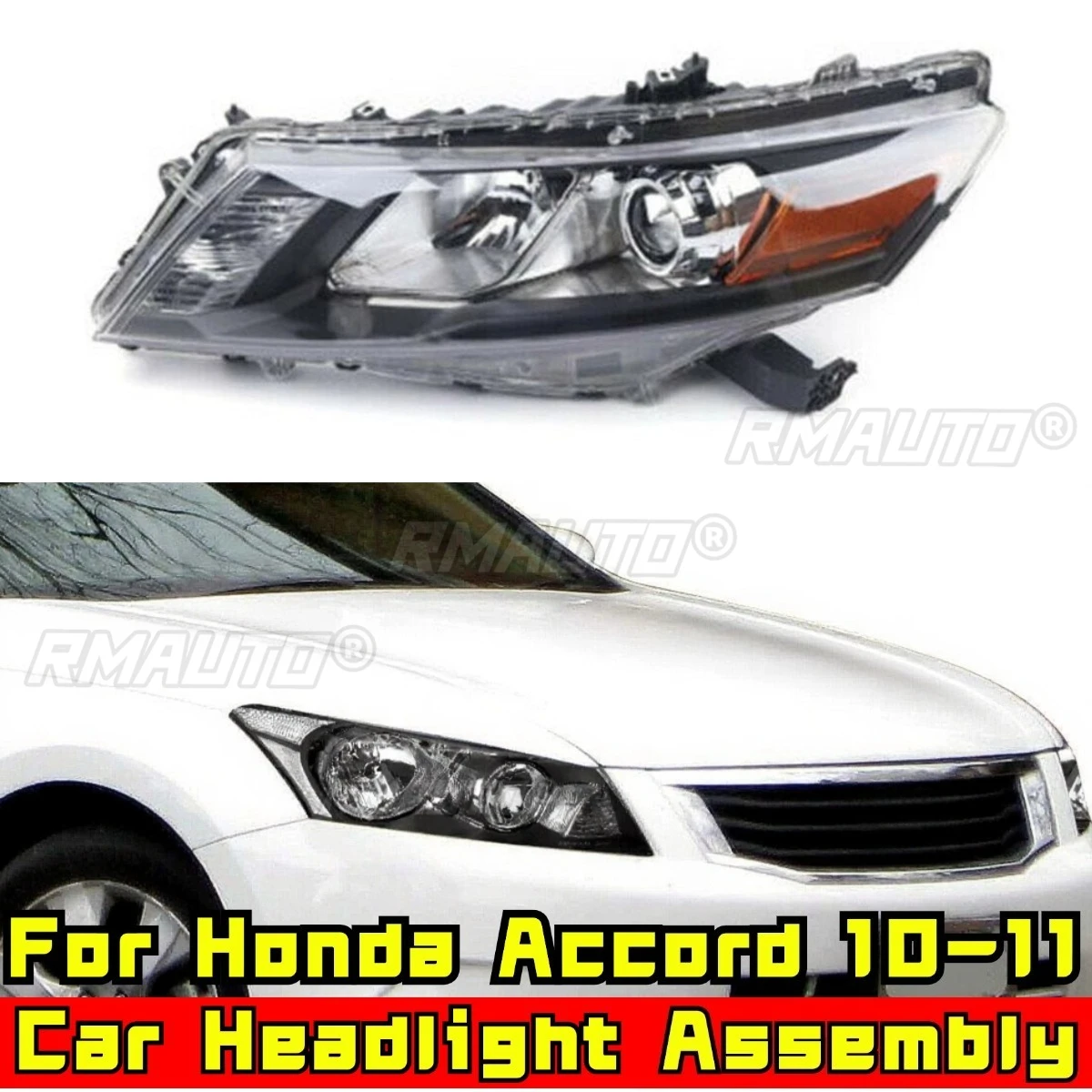 Left Right Lamp LED Daytime Light Front LED Headlamp Assembly Wide Light Corner Lamp For Honda Accord 2010-2011 33100TP6A01
