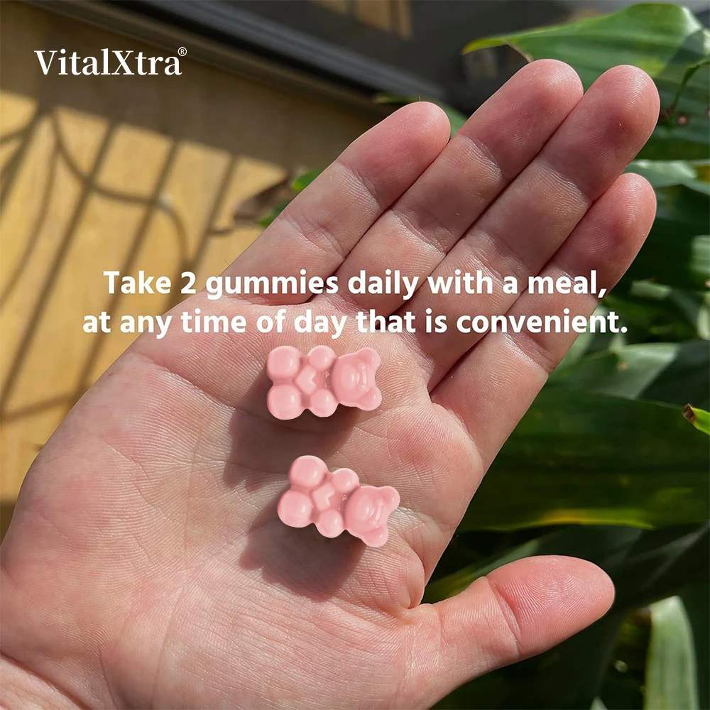 علكات نمو الارتفاع - مع أشواغاندا والكالسيوم، تدعم نمو العظام وتنمية الأطفال والمراهقين والشباب #2