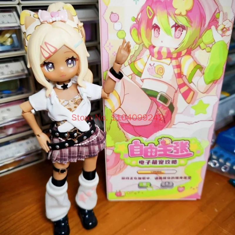 New Authentic Freedom Advocates Electronic 1/12 Bjd Blind Box Mystery Box Dolls Kawaii Action Anime Figure Blind Box Model Toys