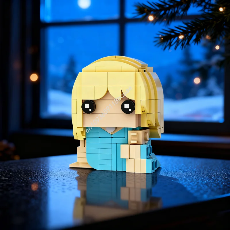 

203pcs MOC Sabrina Carpenter Brickheadz Short N Model Building Blocks Christmas Gift Construction DIY Creative Idea Toy Brick
