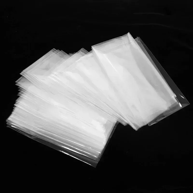 100 Pcs Clear Paper Money Holder Currency Collection Sleeves Paper Money Sleeves Bill Protector Bag Display Case Album Banknotes