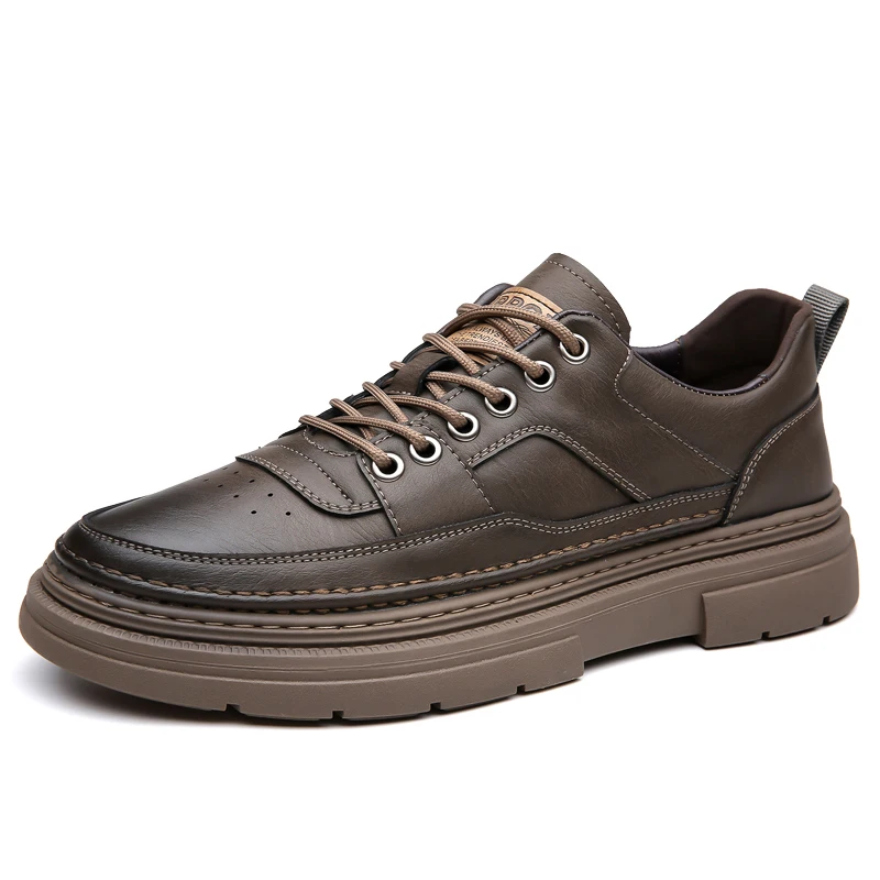 Zapatos deportivos غير الرسمية de cuero para hombre، calzado غير الرسمية للأعمال، القابلة للتنفس، الفقرة برينسا وأوتونو، 2025