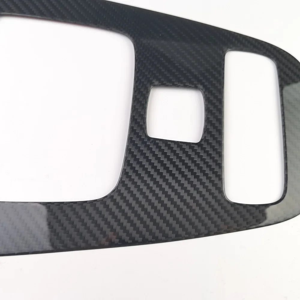 Carbon Fiber Interior Accessories Middle Gear Shift Panel Center Control Cover For Mercedes Benz W167 GLE GLS GLE350 GLS450