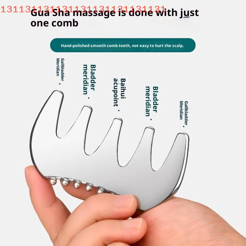 

SPA Tool for Neck And Back Stainless Steel Gua Sha Board Guasha Massage Facial Scraping Plate Body Massager