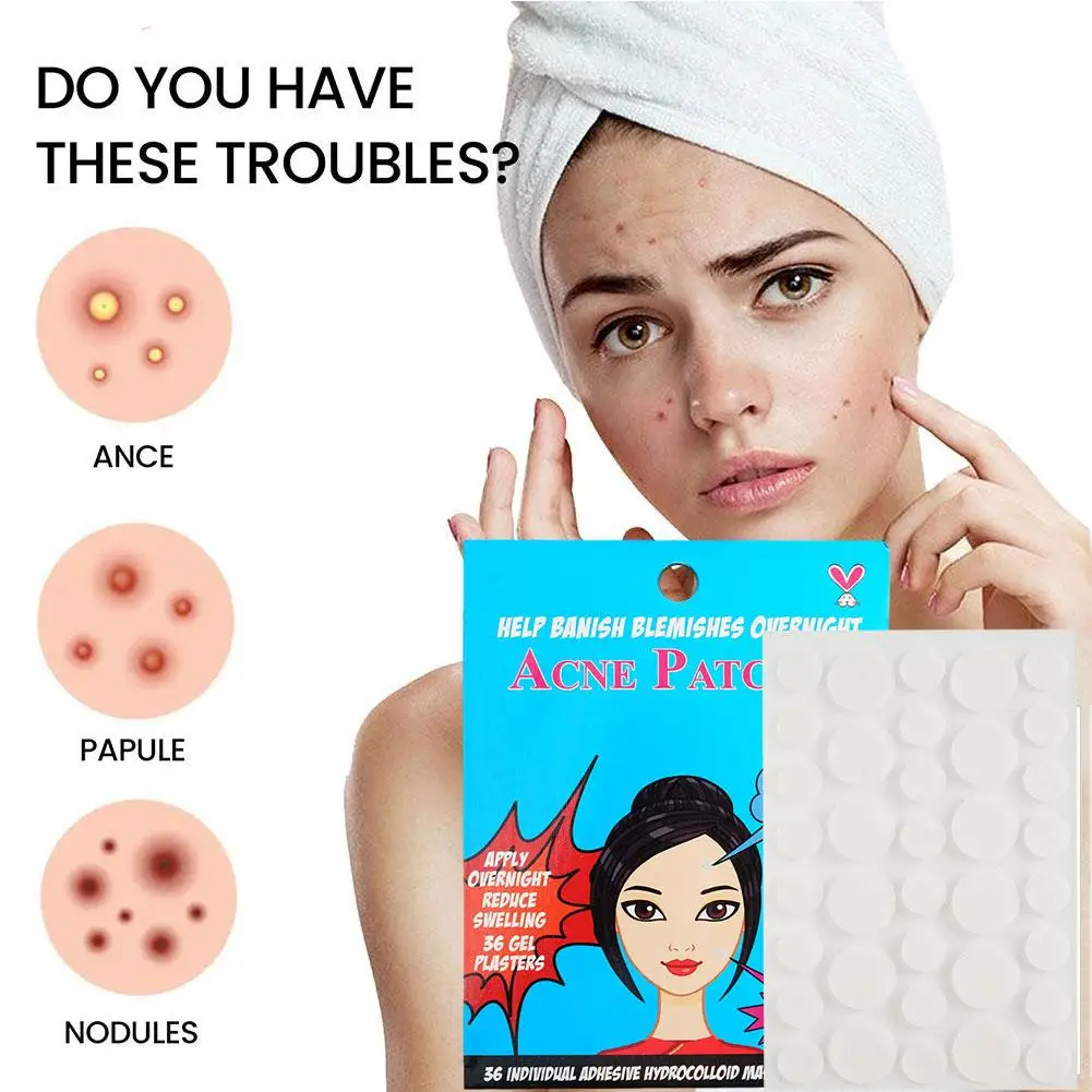 Acne Pimple Patch Acne Pustule Healing Blemish Fleck Acne Smooth Acne Skin Patch Care Delicate Smooth Skin Invisible Skin N0J6