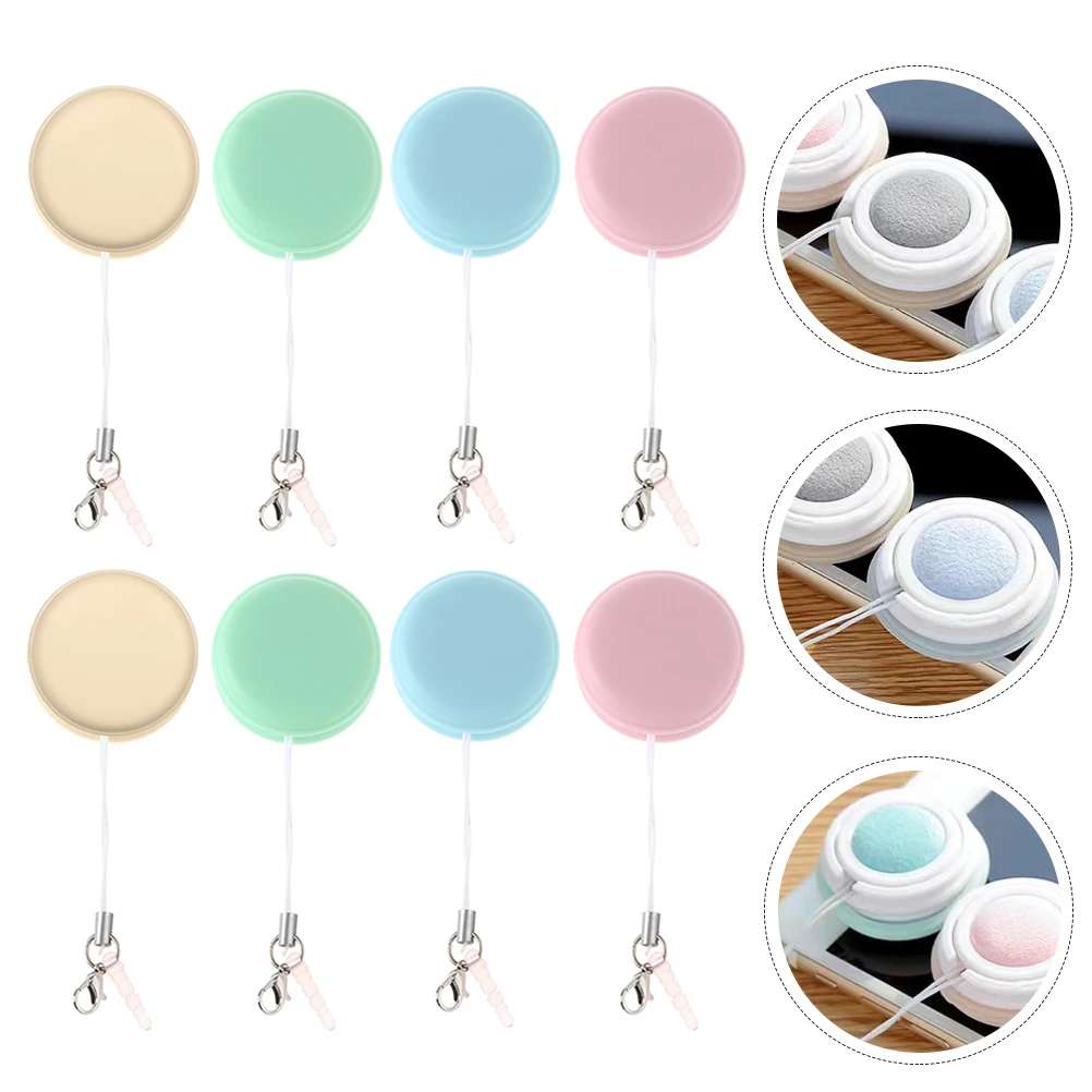 

Microfiber Phone Screen Cleaner Wipes For Glasses Lens Camera Electronic Devices Portable Compact Keychain Glasses Cleaning
