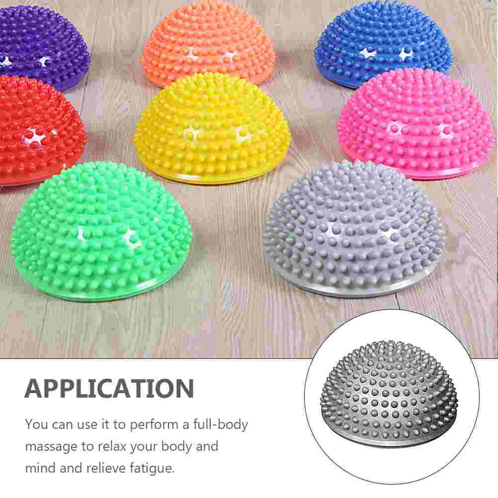 Massage Roller Durian Ball Yoga Massager Practice Portable Foot Tool Office Home Purple Device