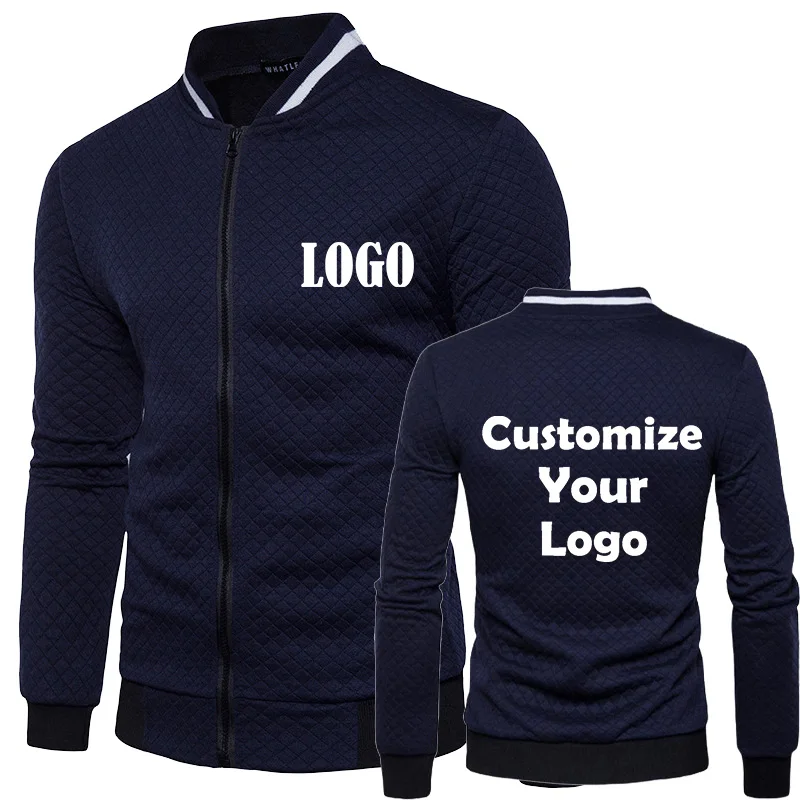 Customized New Fashion Men's Zipper Jacket and Coat Jacket and Outdoor Loading Casual Clothing Street Clothing