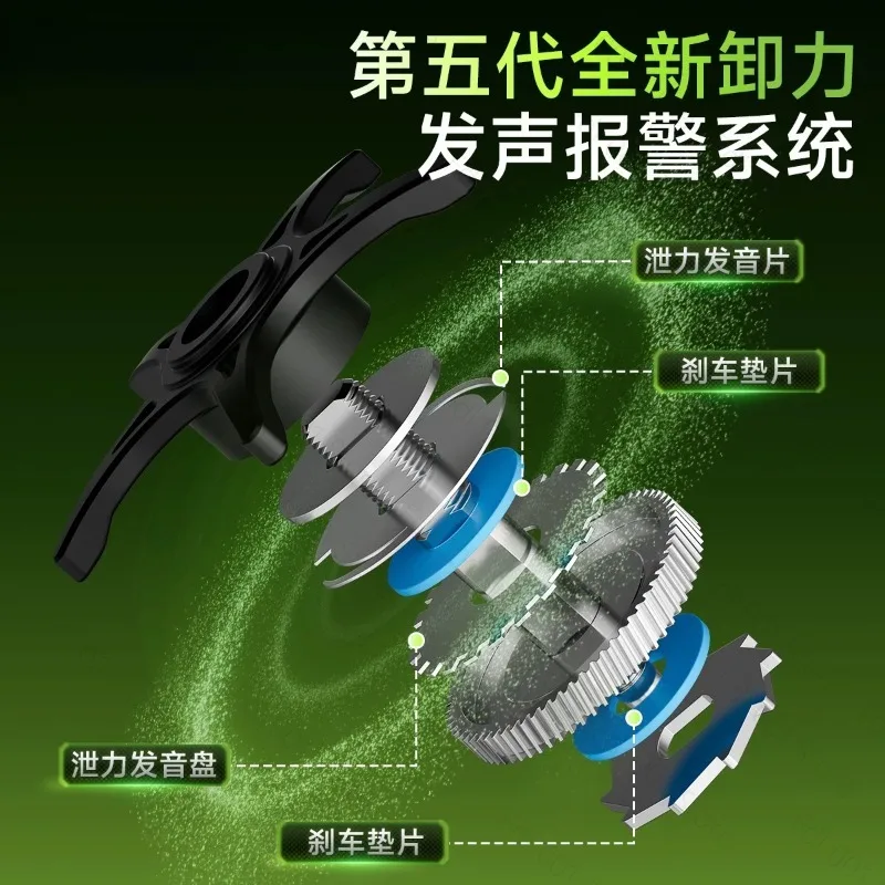 Universal Micro-electronic Brake Retro Water Drop Wheel DC Drum Line Lightweight Fishing Wheel