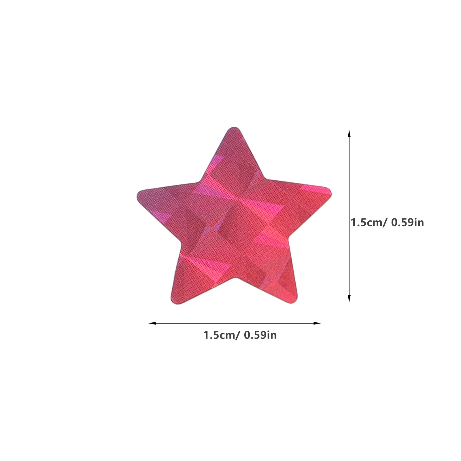 20 ورقة ملصقات على شكل نجمة صغيرة قابلة للإزالة على شكل نجمة خماسية ملصقات مكافأة لتسميات تحفيز الفصول الدراسية في رياض الأطفال