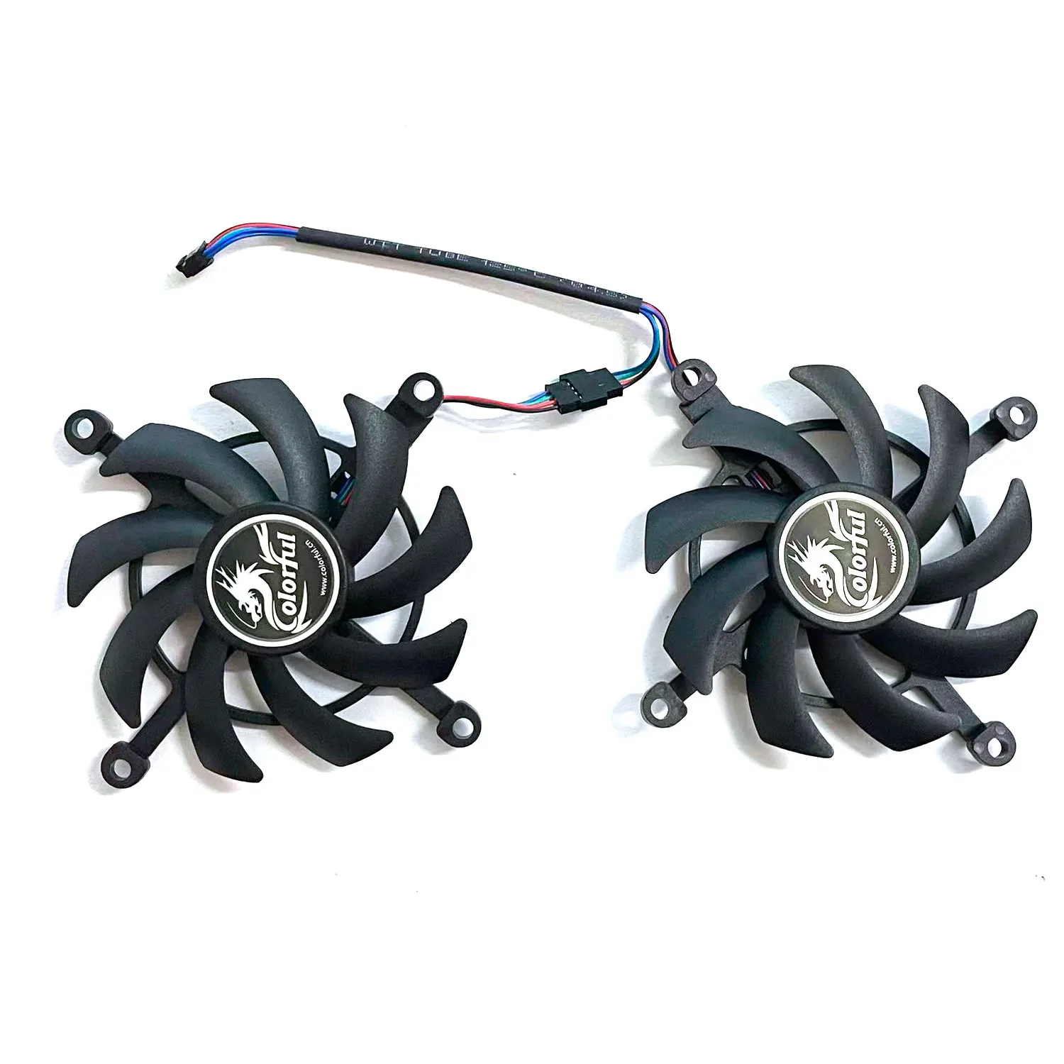 

New graphics card replacement fan RTX3060 GPU fan suitable for Colorful Netchi GeForce RTX 3060 e-sports 12G graphics card