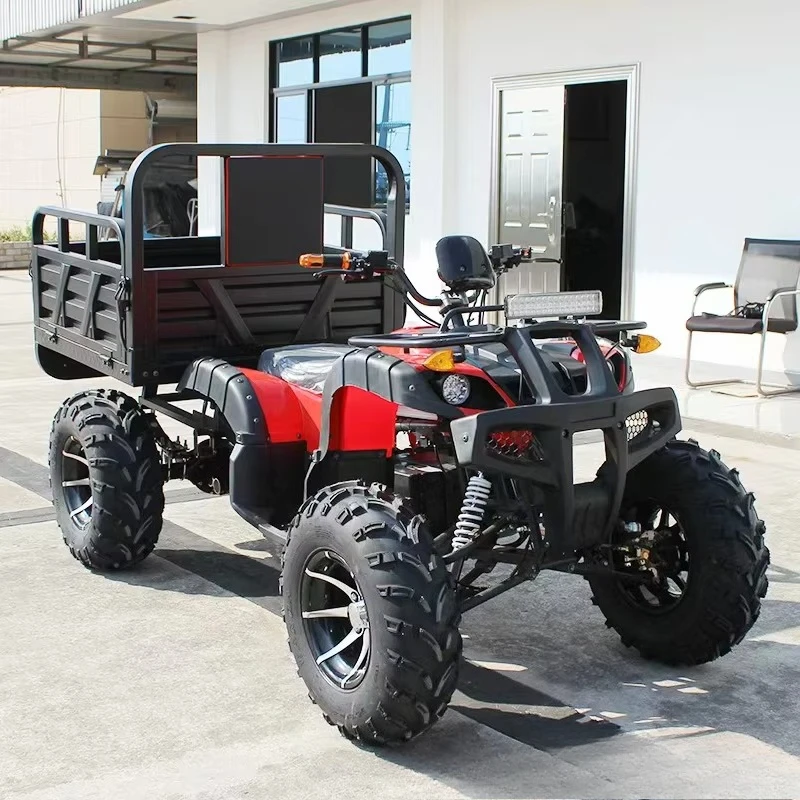 New Manufacturer ATV Shaking Farmer's Car Electric 60V Beach Truck Farm Trailer Cargo Rear Wheel Drive Automatic 2WD