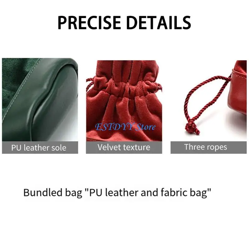 G6DE Elegant Velvets Drawstring Tarots Pouches With Premium Stitching Protective Carriers For Dices Game Accessory