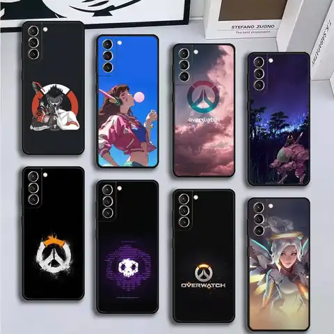 Game Overwatch  Phone Case For Samsung GalaxyA13,21s,22,31,32,52,53,71,72,73,Soft Black Cover