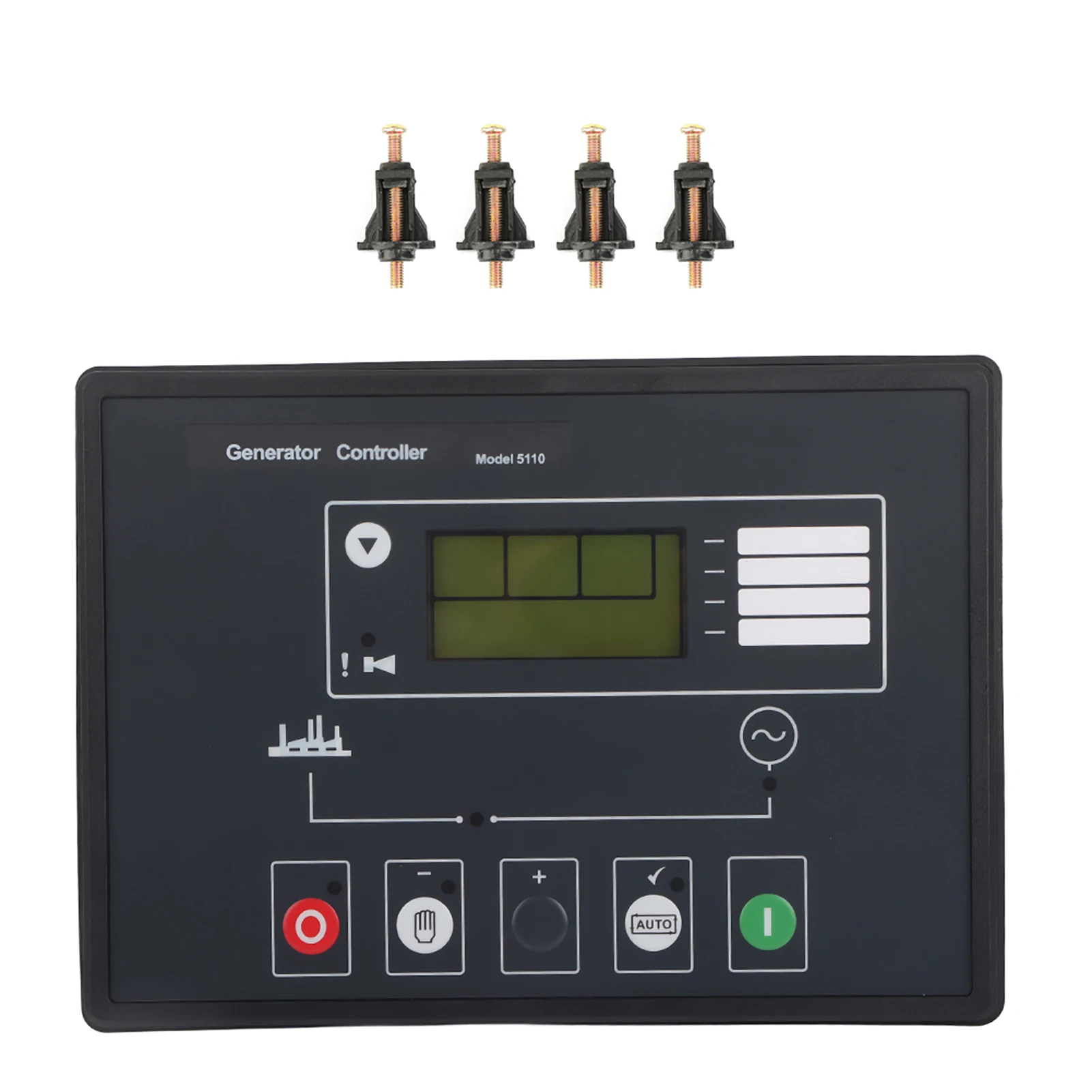 Generator Control Panel Intelligent Generator Controller Auto-record Accurate for Display Time and Record Time for Most People