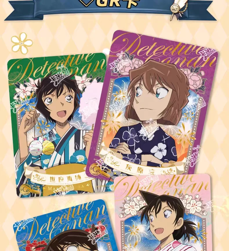 KAYOU Echte Detektiv Conan Karte Name Denken Reveal Paket Halloween Thema Kuroba Kaito Anime Sammlung Karten Spielzeug Geschenke – Detail 3