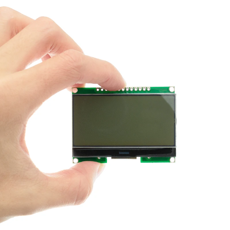 AITEXM 12864 Modulo Schermo LCD 12864-06D Modulo Display LCD Porta Seriale 12864 Dot Matrix SPI 12864 COG Display Board Per Arduino