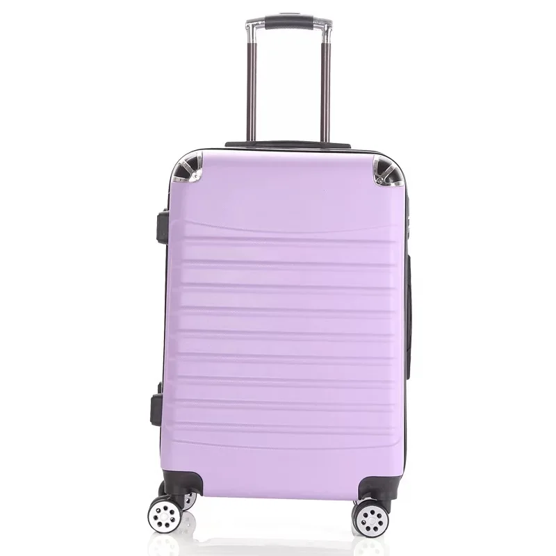 (105) Customized Universal Wheel ABS Trolley Case Zipper Travel Cabin Case