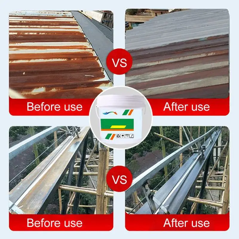 Uniwersalny konwerter rdzy Środek do usuwania rdzy z metalu Konwerter rdzy z farbą Podkład metalowy Uniwersalny Łatwy w aplikacji Wysoka technologia