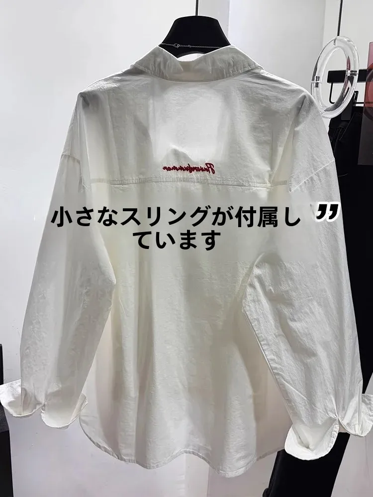 White Embroidered Women's Summer New Style Lightweight Jacket Unique Beautiful Shirt Style Sleeveless Outerwear for Small Fig...