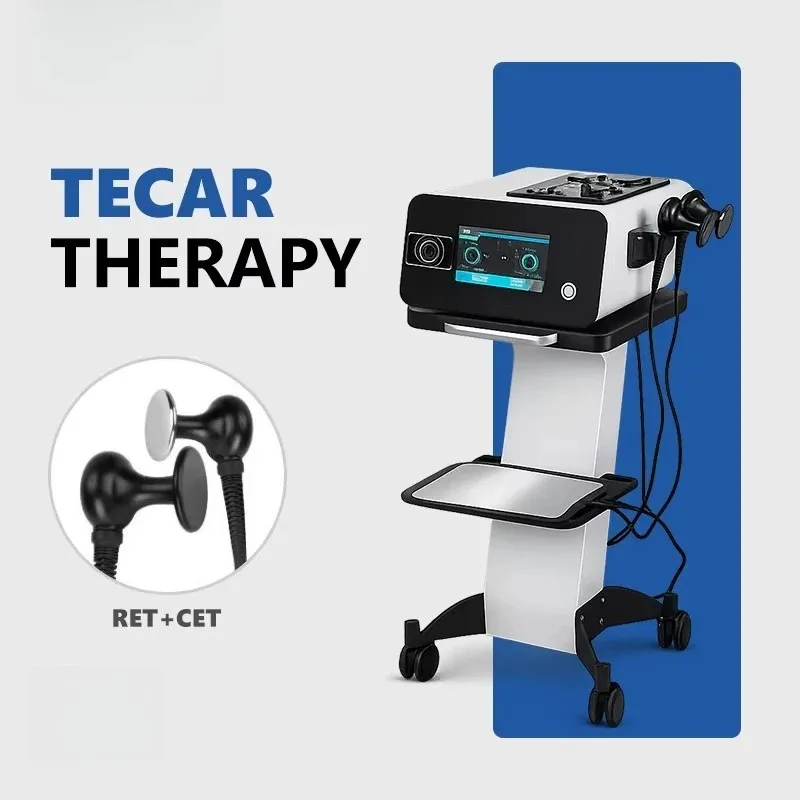 448KHz Tecar Therapy Machine Capacitive & Resistive Diathermy Physiotherapy Equipment Pain Relief Rehabilitation Device