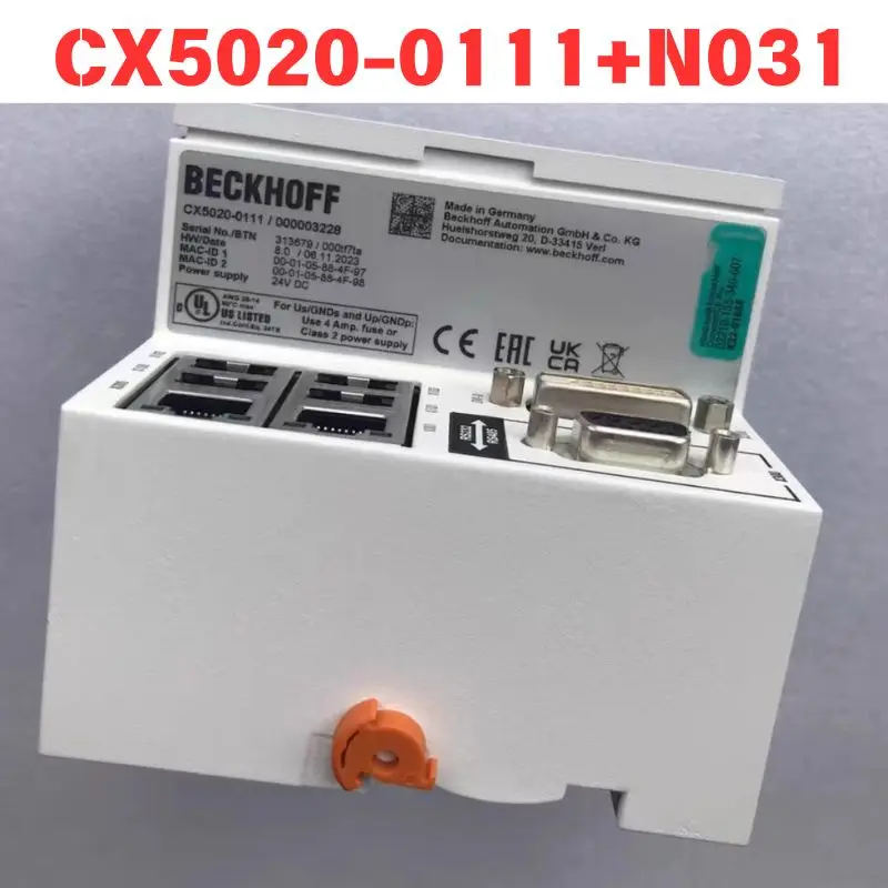brand-new Original imported CX5020-0111+N031 PLC module Interface RS232/RS485 suitable for future use Fast delivery
