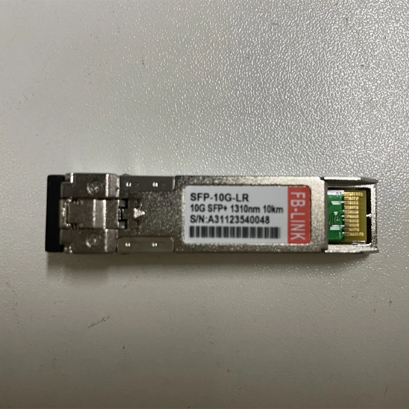 10G LR 1310nm 10KM SFP+ Singlemode Fiber Optical Module DDM Compatible with Cisco Mikrotik Ubiquiti Mellanox Switch