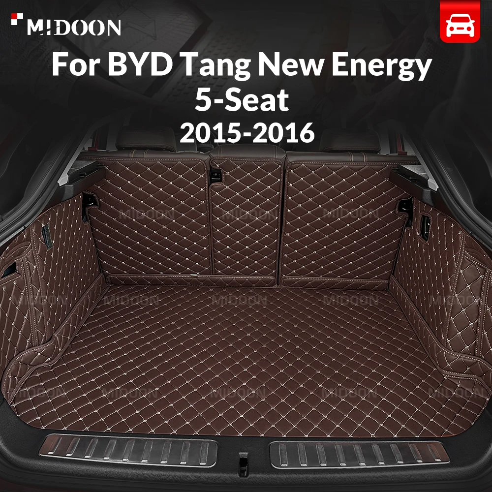 

Для BYD Tang New Energy 5-Seat 2015-2016 полное покрытие коврик в багажник автомобиля антигрязная накладка протектор грузовой подкладки аксессуары для интерьера