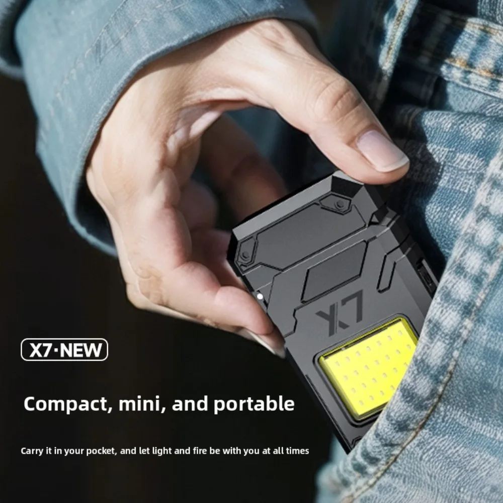 Multifunctional X7 Electric Heating Wire Ignition Flashlight - Super Bright Rechargeable Long Battery Life Mini Portable