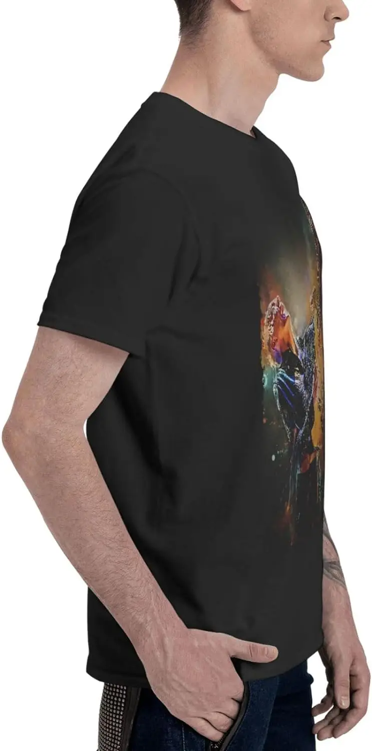 Robin Trower Shirt Mens Short-Sleeve Graphic T-Shirt Tall Big Loose Tee Fashion Gym Workout image 3