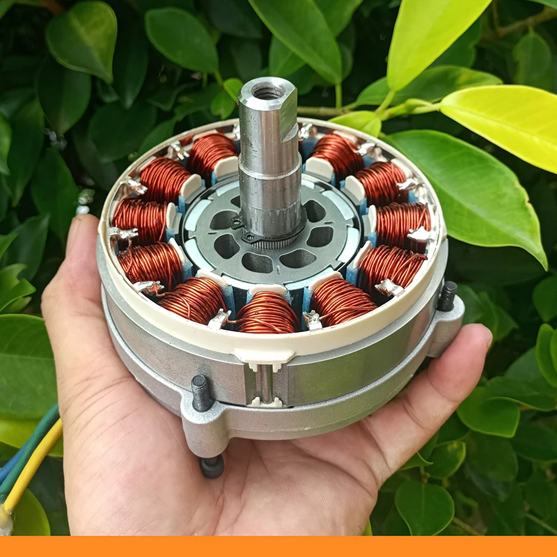 Imagem -02 - Motor de Cortador de Grama Elétrico de Alta Potência dc 550w 1.65kg para Cortador de Grama Faça Você Mesmo Gerador 40v Motor sem Escova Forte Força Magnética