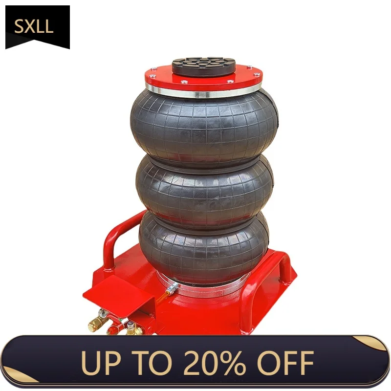 

SXLL Heavy duty 3 ton 5 ton adjustable height handle inflatable pneumatic cylinder pneumatic airbag jack for automotive off-road