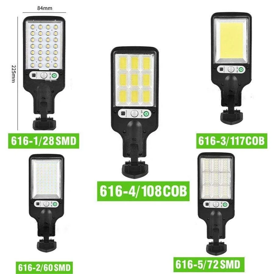 

Solar Street Lights Outdoor Solar Lamp With 3 Light Mode Waterproof Motion Sensor Security Lighting for Garden Patio Path Yard