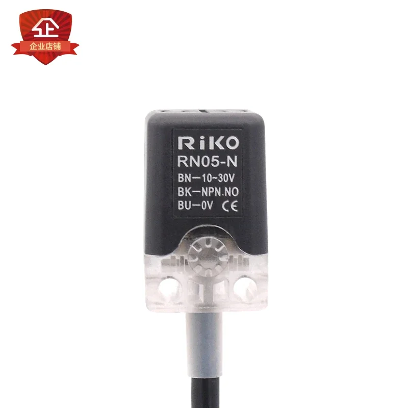 

3 шт. индуктивный датчик приближения RIKO RN05-N, квадратный, NPN NO, 3-проводной, 5 мм, DC 10-30В, IP64