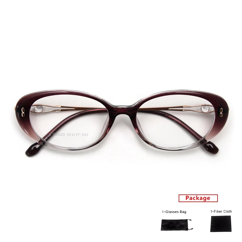 

Mimiyou Tr90+Alloy Oval Eyeglasses Frame Anti Blue Light UV400 Computer Optical Eyewear for Men And Women