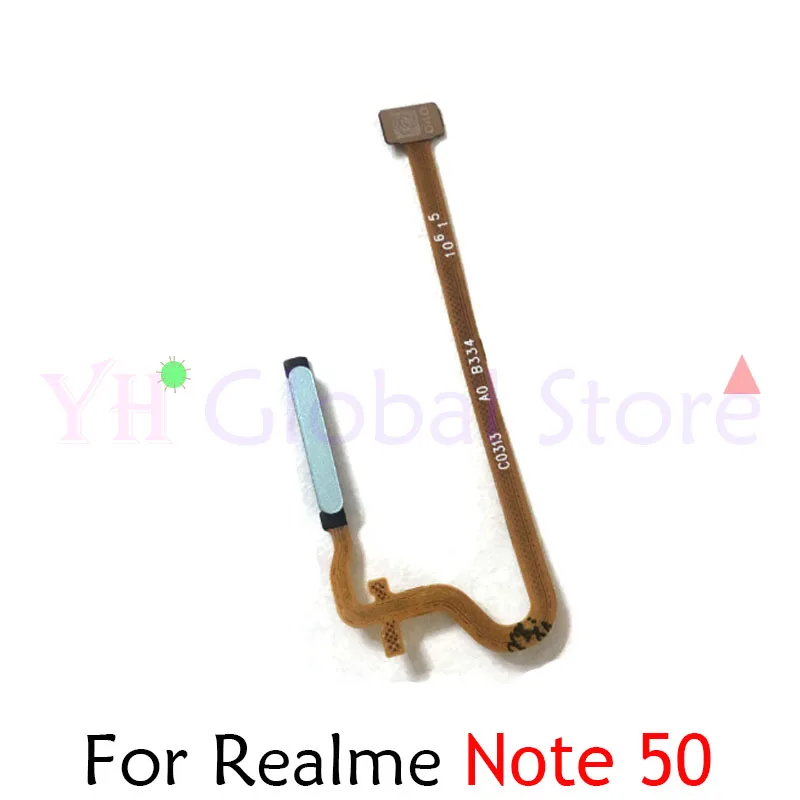 

For OPPO Realme Note 50 Fingerprint Reader Touch ID Sensor Return Key Home Button Flex Cable Repair Parts