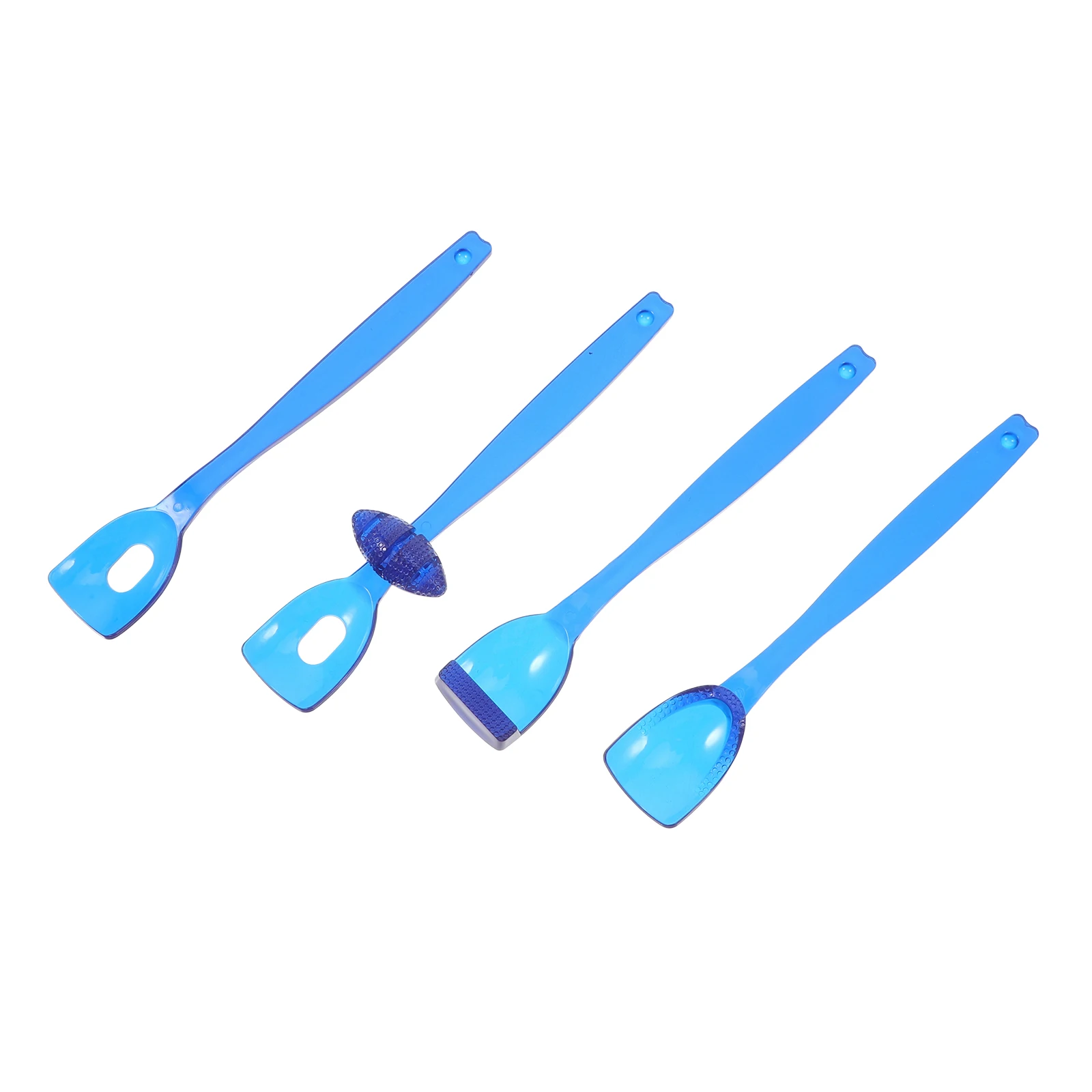 

4 Pcs Oral Correction Training Tools Blue Speech Therapy Equipment for Toddlers Oral Motor Coordination Health Care Accessories