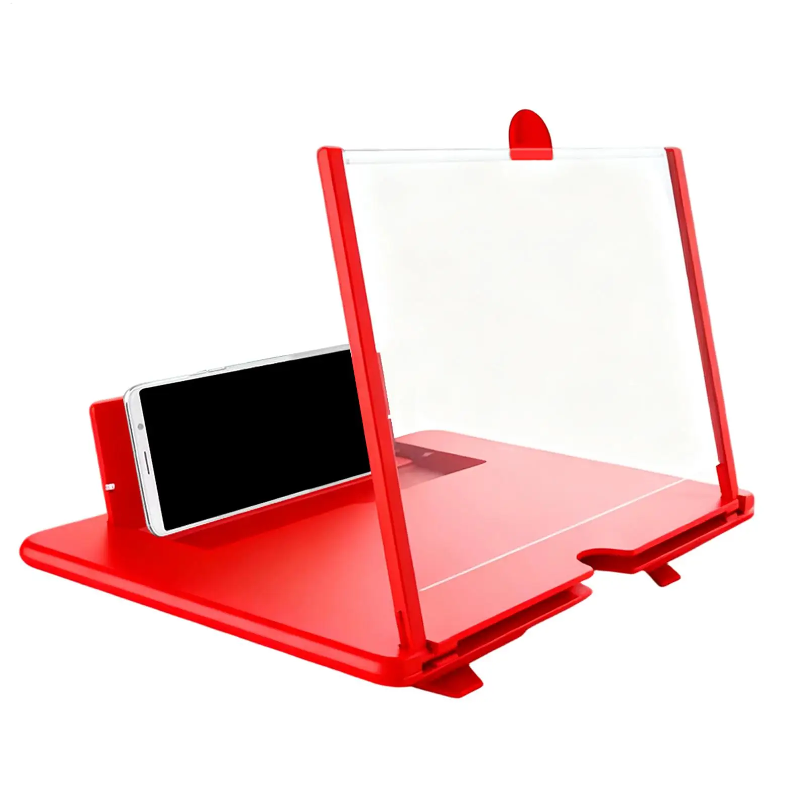 Screen Magnifier for Cell Phone 3D HD Tabletop Enlarger Cell Phone Magnifier for Seniors Video Watching Movie Night Home Travel