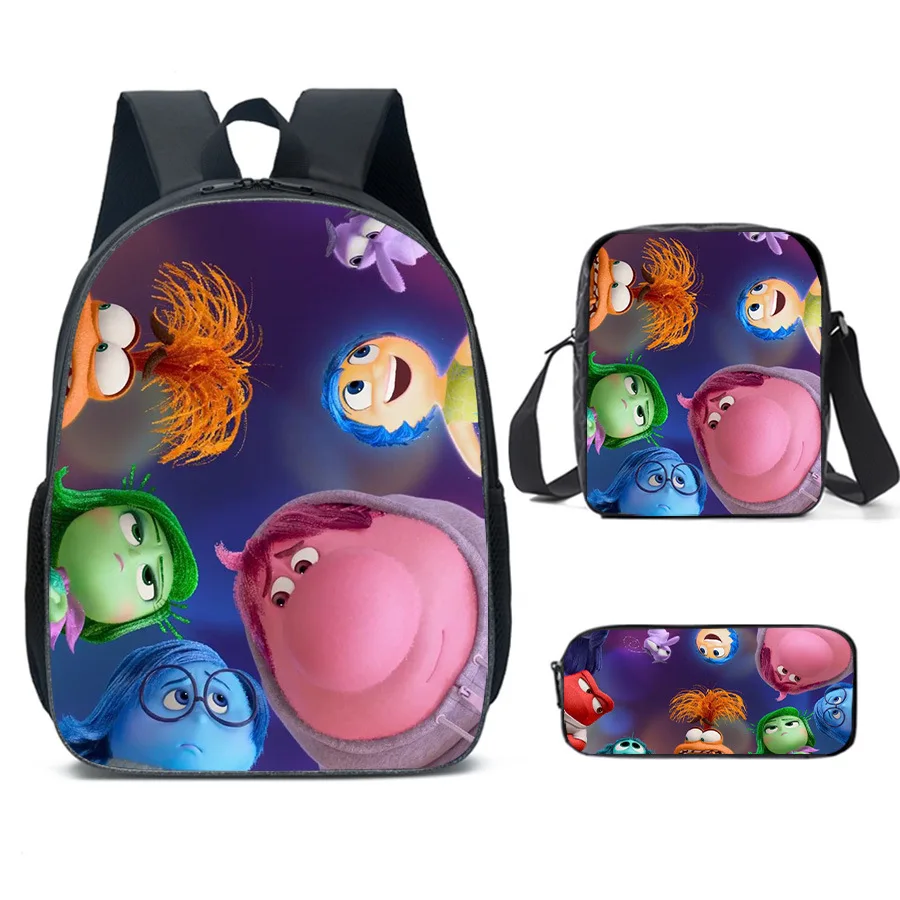 New Inside Out 2 Cartoon Backpack Kindergarten Children Backpack Children\'s Large Capacity Backpack Birthday Gift