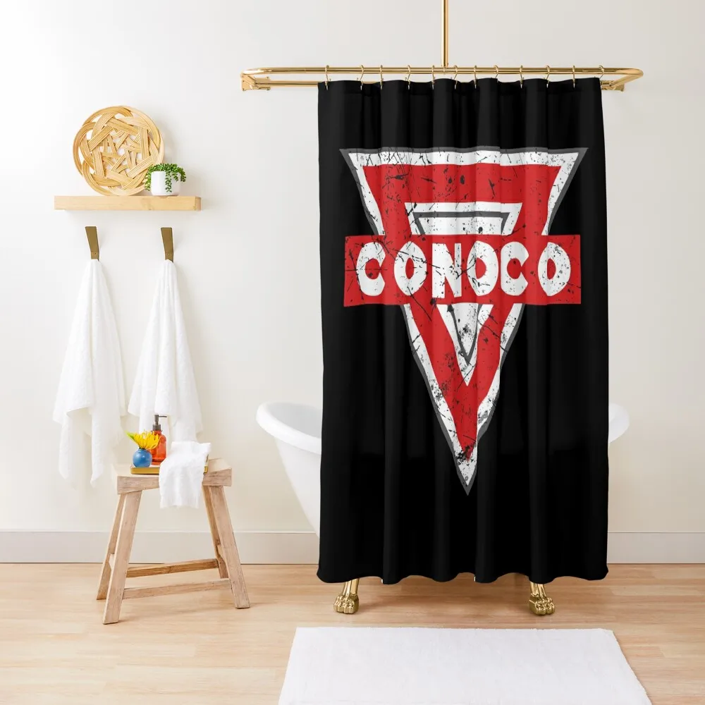 Conoco Oil Vintage Company занавеска для душа оконный набор для ванной комнаты душевой набор для ванной комнаты занавеска для ванной комнаты