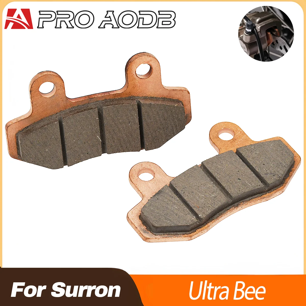 Original Copper Based Sintering Brake Pads Motocross Dirt Bike Replacement Repair Parts For Sur‑Ron Ultra Bee Surron UltraBee