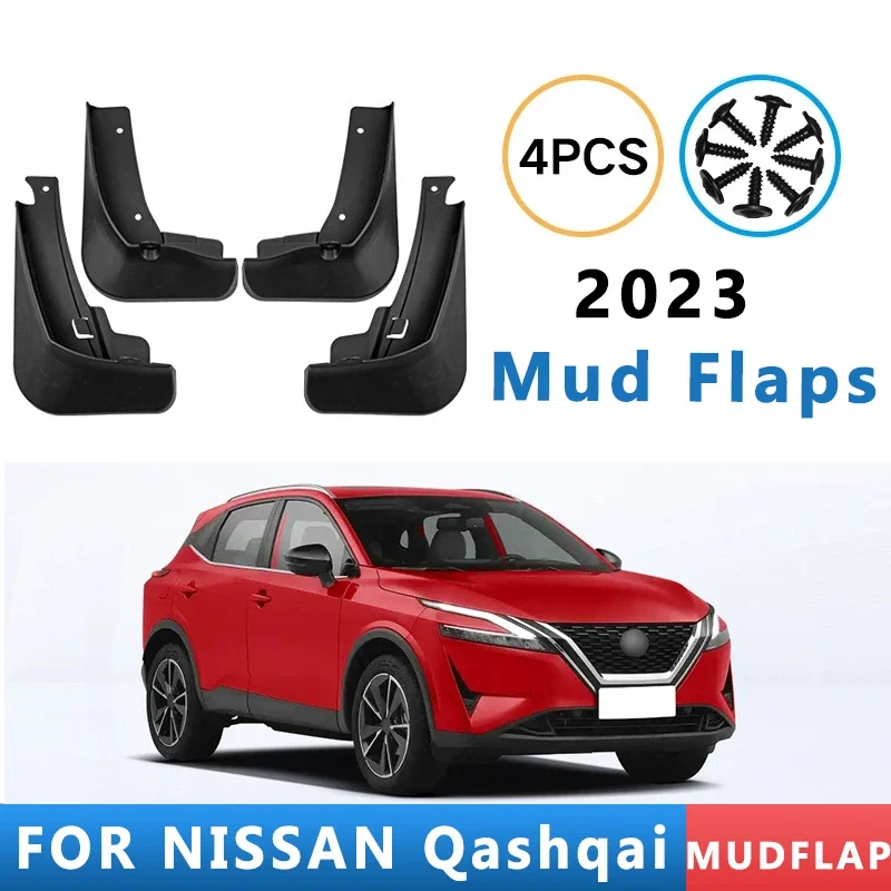 

Mud Flaps Fit for NISSAN Qashqai 2023 Mudguards Tire Fenders Splash Proof Accessories Wheel Guards 4ps