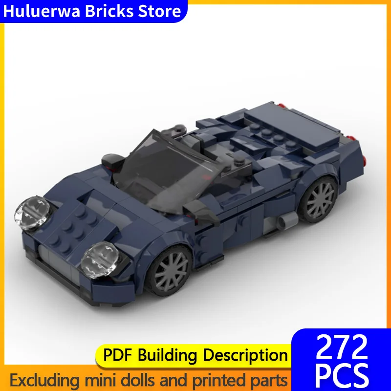 

Модель скоростного гиперкара MOC, строительные кирпичи C8, верхний уровень, спортивный автомобиль, модульная технология, подарки, праздник, сборка, детские игрушки, костюм
