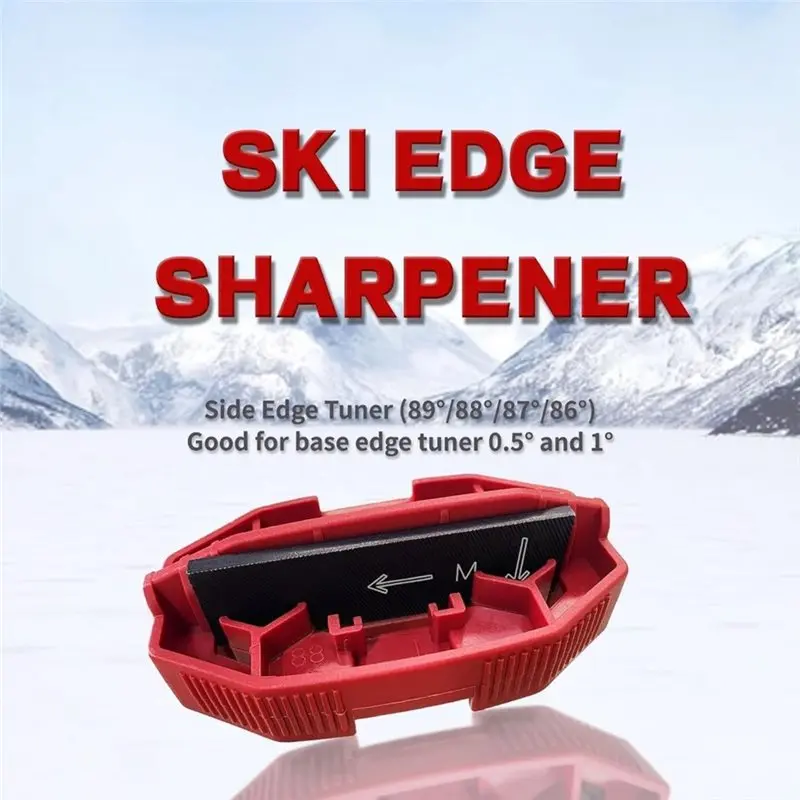 ABVE-Edging Tools& Tuning Kit(1 Set), Edges Sharpener, Side Edges Tool,Portable For Skis/Snowboards