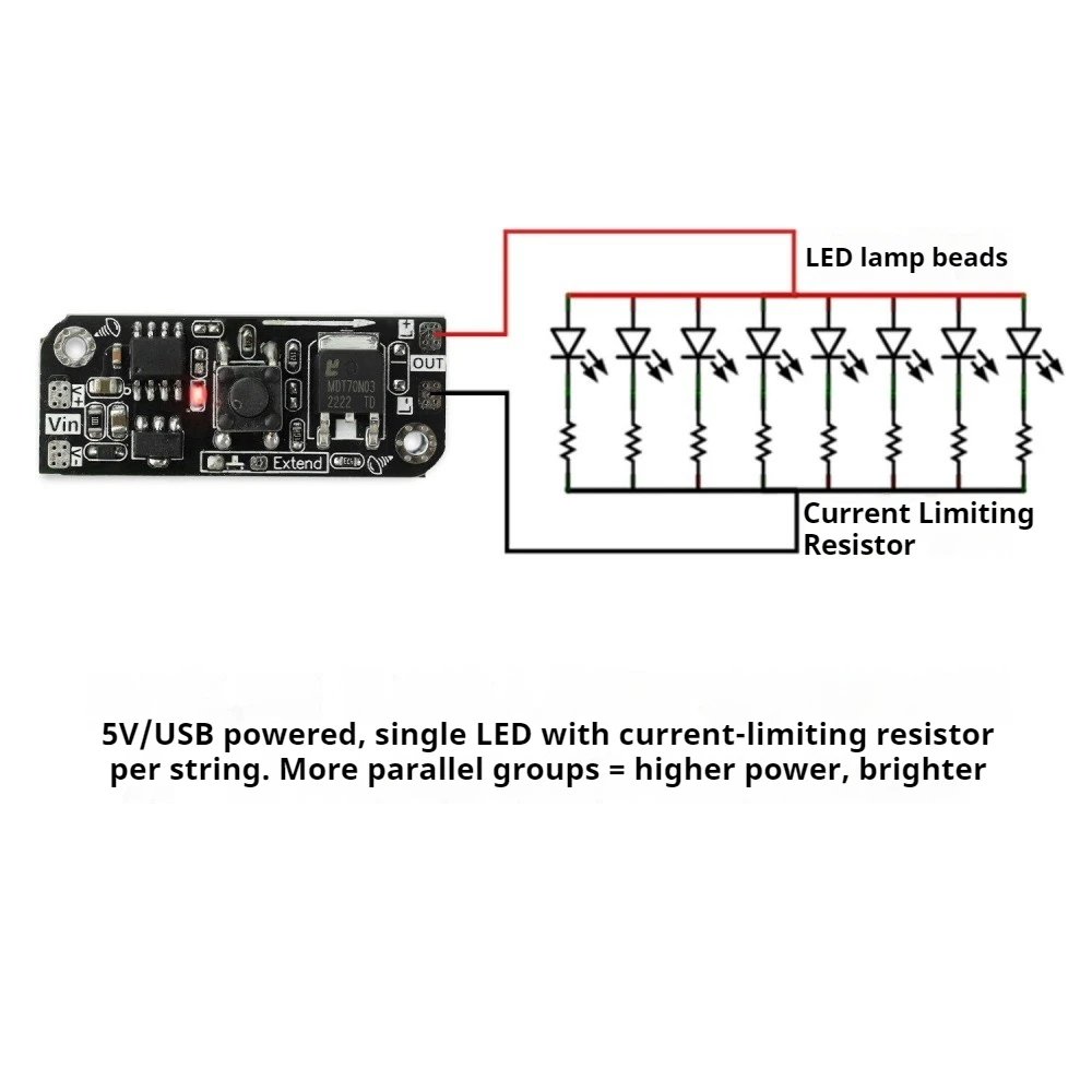 DC5-24V Touch Button Dimming Board LED PWM Stepless Dimming Driver Module Constant Voltage 5A for LED COB Strip Light Panel