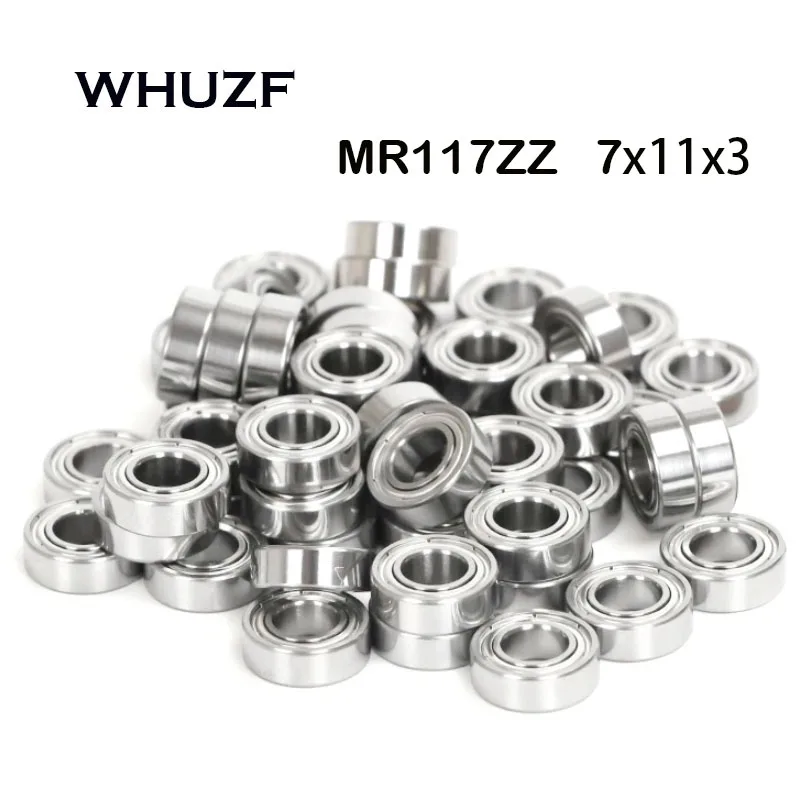 

10Pcs MR117ZZ MR117-2RS 7x11x3 mm ABEC-7 Deep Groove Ball Bearings Miniature Bearing High Quality MR117Z MR117-2RS