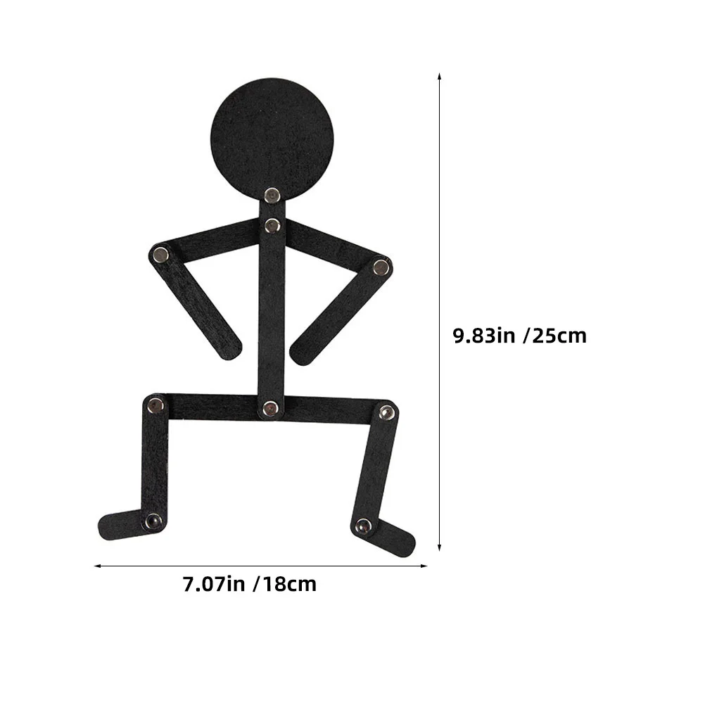 1Set Kinder Holz Puzzle Kleine Figur Spiel Pädagogisches Frühes Lernen Feinmotorik Entwicklung Kognitive Problem Lösung